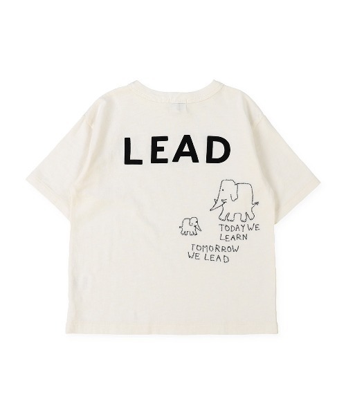 DENIM DUNGAREE（デニムダンガリー）の「READ LEAD Tシャツ（Tシャツ/カットソー・キッズ・ホワイト・130）」の4枚目の写真