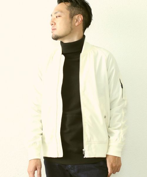 coen(コーエン)の「MA-1(MA-1・メンズ・ネイビー/オフホワイト/オリーブ・MEDIUM/X-LARGE/SMALL/LARGE)」の1枚目の写真