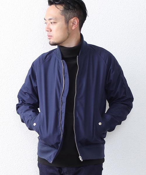 coen(コーエン)の「MA-1(MA-1・メンズ・ネイビー/オフホワイト/オリーブ・MEDIUM/X-LARGE/SMALL/LARGE)」の6枚目の写真