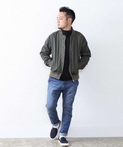 coen(コーエン)の「MA-1(MA-1・メンズ・ネイビー/オフホワイト/オリーブ・MEDIUM/X-LARGE/SMALL/LARGE)」の7枚目の写真