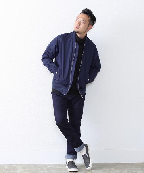 coen(コーエン)の「MA-1(MA-1・メンズ・ネイビー/オフホワイト/オリーブ・MEDIUM/X-LARGE/SMALL/LARGE)」の8枚目の写真