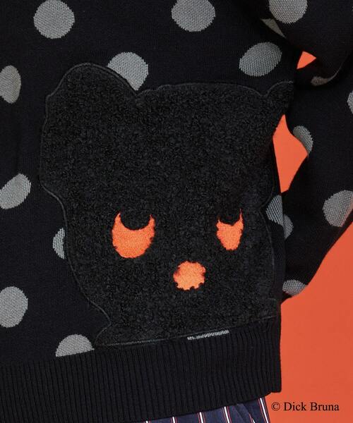 FRAPBOIS(フラボア)の「ブラック・ベア ニット(ニット/セーター・レディース・ブラック・1/2)」の4枚目の写真