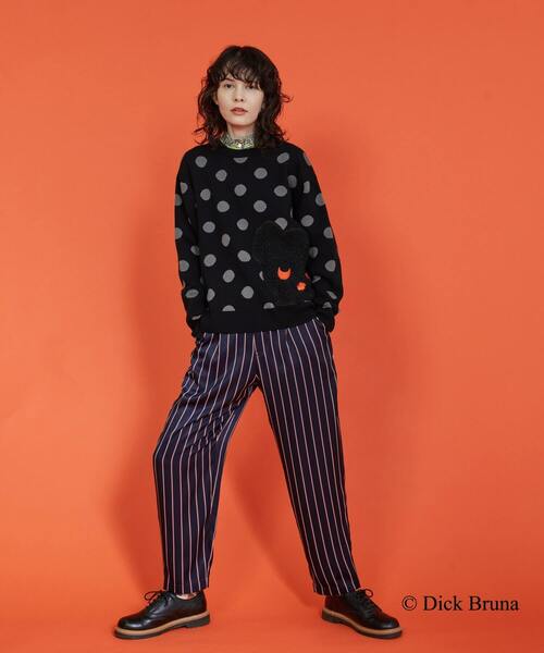 FRAPBOIS(フラボア)の「ブラック・ベア ニット(ニット/セーター・レディース・ブラック・1/2)」の8枚目の写真