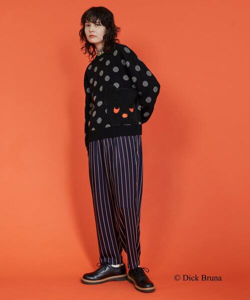 FRAPBOIS(フラボア)の「ブラック・ベア ニット(ニット/セーター・レディース・ブラック・1/2)」の9枚目の写真