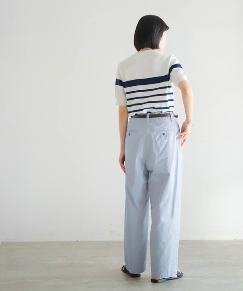 パンツ レディース 夏 S/M/L/LL ストレート ボトムス ストレッチ