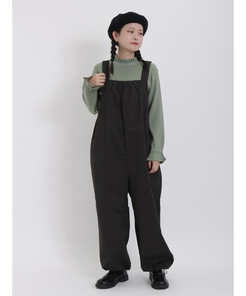 Samansa Mos2（サマンサ モスモス）の「ステッチフリルカラーニット（ニット/セーター・レディース・ブラック/キナリ/グリーン/パープル・F）」の7枚目の写真