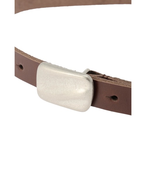 ALEXIA STAM(アリシアスタン)の「Leather Narrow Belt /レザーナロウベルト(ベルト・レディース・ブラウン/ブラック・FREE)」の19枚目の写真
