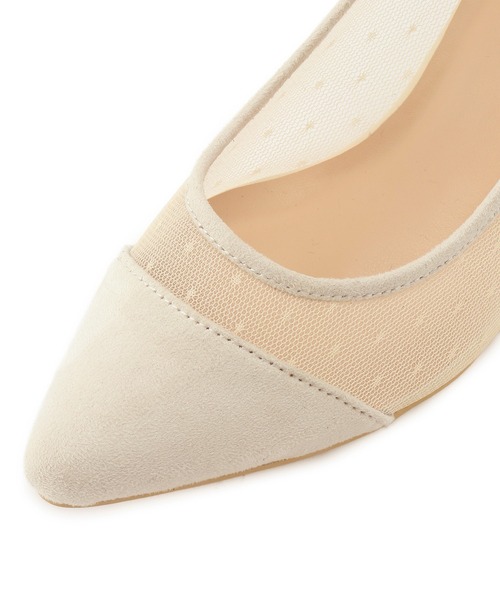 ROPE' PICNIC（ロペピクニック）の「チュールドットパンプス（パンプス・レディース・ブラック/キナリ/ネイビー・24.0cm/24.5cm/23.0cm/23.5cm）」の8枚目の写真