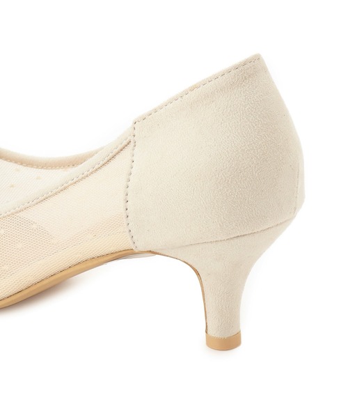 ROPE' PICNIC（ロペピクニック）の「チュールドットパンプス（パンプス・レディース・ブラック/キナリ/ネイビー・24.0cm/24.5cm/23.0cm/23.5cm）」の9枚目の写真