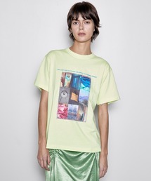 Glitter Photo T-shirt/キラキラフォトTシャツ【MAISON SPECIAL/メゾンスペシャル】