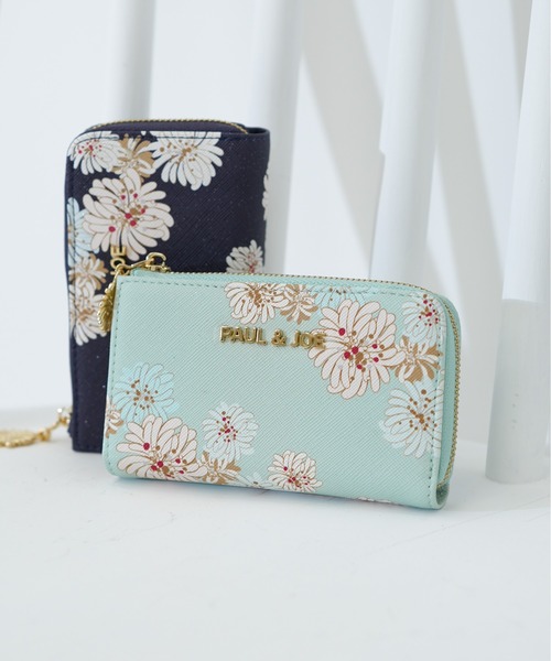 【PAUL & JOE ACCESSOIRES /ポール アンド ジョー アクセソワ 】 クリザンテーム・ラメプリント キーケース（キーケース/キーアクセサリー）｜PAUL & JOE ACCESSOIRES（ポールアンドジョーアクセソワ）