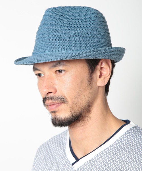 MEN'S BIGI(メンズビギ)の「BRAIDED HAT(ハット・メンズ・ブラック/ブルー・FREE)」の3枚目の写真