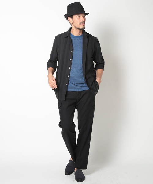 MEN'S BIGI(メンズビギ)の「BRAIDED HAT(ハット・メンズ・ブラック/ブルー・FREE)」の10枚目の写真