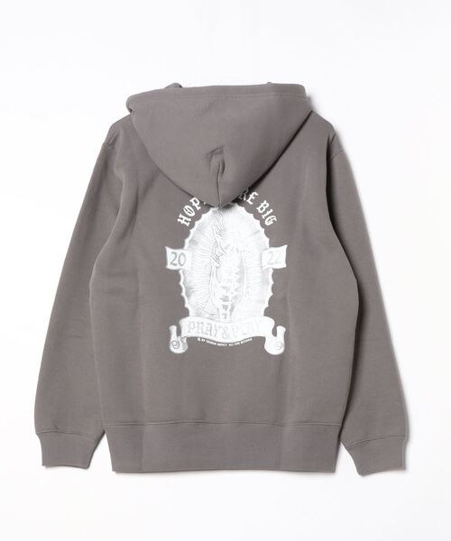 NOTHINKER(ノーシンカー)の「PRAY Hoodie(パーカー・メンズ・グレー系その他・LARGE/MEDIUM/X-LARGE/SMALL)」の7枚目の写真