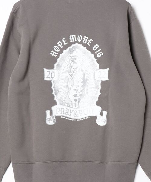NOTHINKER(ノーシンカー)の「PRAY Hoodie(パーカー・メンズ・グレー系その他・LARGE/MEDIUM/X-LARGE/SMALL)」の8枚目の写真