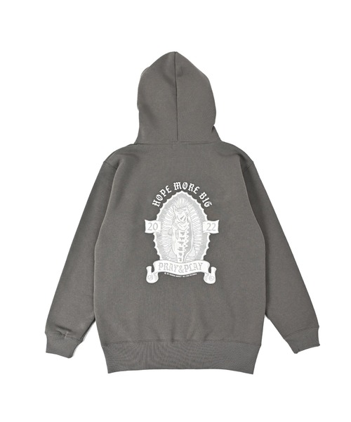 NOTHINKER(ノーシンカー)の「PRAY Hoodie(パーカー・メンズ・グレー系その他・LARGE/MEDIUM/X-LARGE/SMALL)」の1枚目の写真