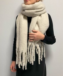 Fizz（フィズ）の「【Fizz/フィズ】　ボリュームフリンジふっくらマフラー（マフラー）」