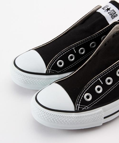 SHIPS for women(シップスフォーウィメン)の「CONVERSE: ALL STAR SLIP ON(スニーカー・レディース・ホワイト/ブラック・35/30/50/40/25/45)」の3枚目の写真