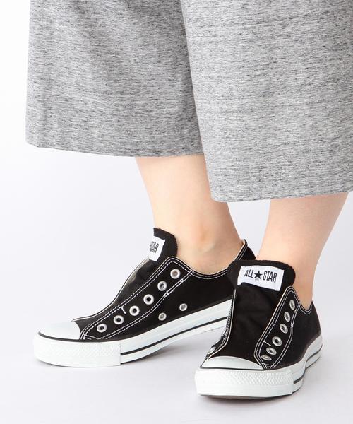 SHIPS for women(シップスフォーウィメン)の「CONVERSE: ALL STAR SLIP ON(スニーカー・レディース・ホワイト/ブラック・35/30/50/40/25/45)」の8枚目の写真