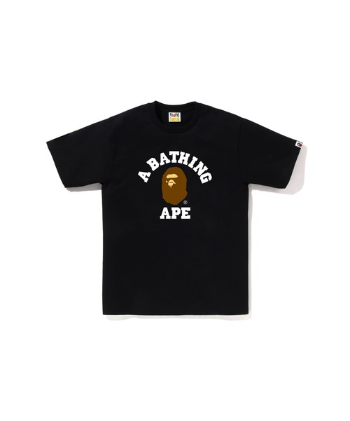 A BATHING APE（アベイシングエイプ）の「COLLEGE TEE（Tシャツ/カットソー・メンズ・ネイビー/サックスブルー/ホワイト/ピンク/ベージュ/グレー/ブラウン/ブラック・X-LARGE/MEDIUM/XX-LARGE/LARGE/SMALL/XXX-LARGE）」の10枚目の写真