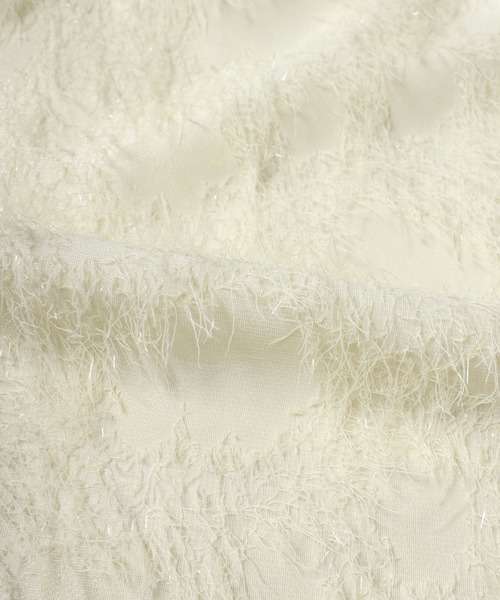 Bonjour Sagan（ボンジュールサガン）の「ラメフリンジスリットタイトスカート（スカート・レディース・アイボリー/ブラック・FREE）」の18枚目の写真