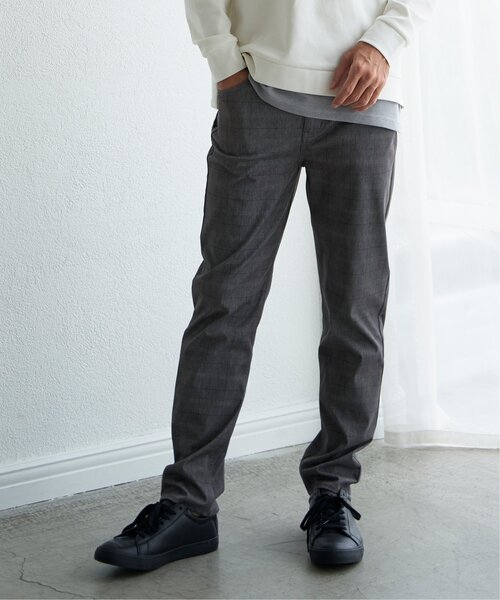 ikka（イッカ）の「GOKU楽パンツ EASY STRETCH チェック5ポケット（その他パンツ・メンズ・ネイビー/グレー/ベージュ・S/M/L/XL）」の5枚目の写真