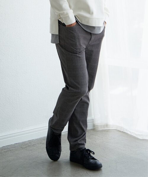ikka（イッカ）の「GOKU楽パンツ EASY STRETCH チェック5ポケット（その他パンツ・メンズ・ネイビー/グレー/ベージュ・S/M/L/XL）」の6枚目の写真