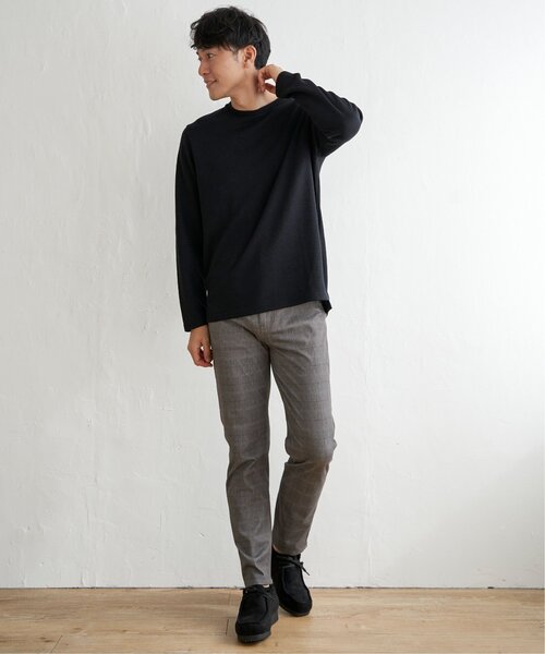 ikka（イッカ）の「GOKU楽パンツ EASY STRETCH チェック5ポケット（その他パンツ・メンズ・ネイビー/グレー/ベージュ・S/M/L/XL）」の12枚目の写真