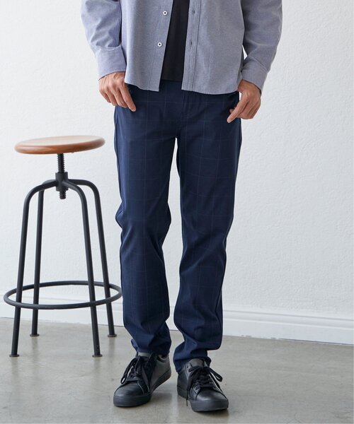 ikka（イッカ）の「GOKU楽パンツ EASY STRETCH チェック5ポケット（その他パンツ・メンズ・ネイビー/グレー/ベージュ・S/M/L/XL）」の13枚目の写真