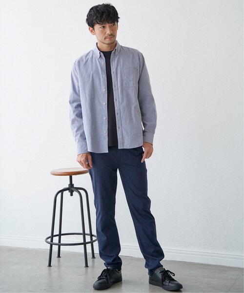 ikka（イッカ）の「GOKU楽パンツ EASY STRETCH チェック5ポケット（その他パンツ・メンズ・ネイビー/グレー/ベージュ・S/M/L/XL）」の15枚目の写真