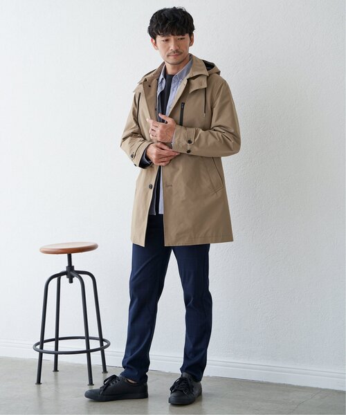 ikka（イッカ）の「GOKU楽パンツ EASY STRETCH チェック5ポケット（その他パンツ・メンズ・ネイビー/グレー/ベージュ・S/M/L/XL）」の16枚目の写真
