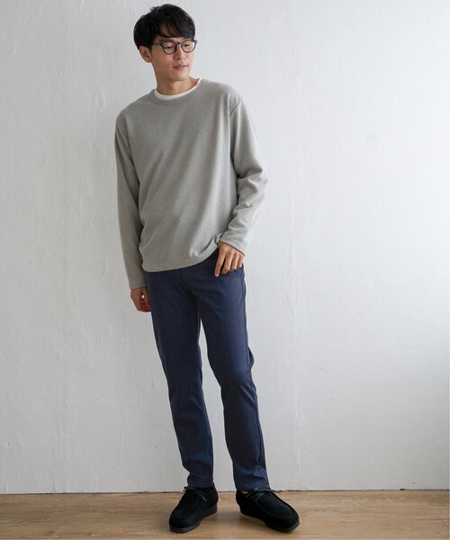 ikka（イッカ）の「GOKU楽パンツ EASY STRETCH チェック5ポケット（その他パンツ・メンズ・ネイビー/グレー/ベージュ・S/M/L/XL）」の20枚目の写真