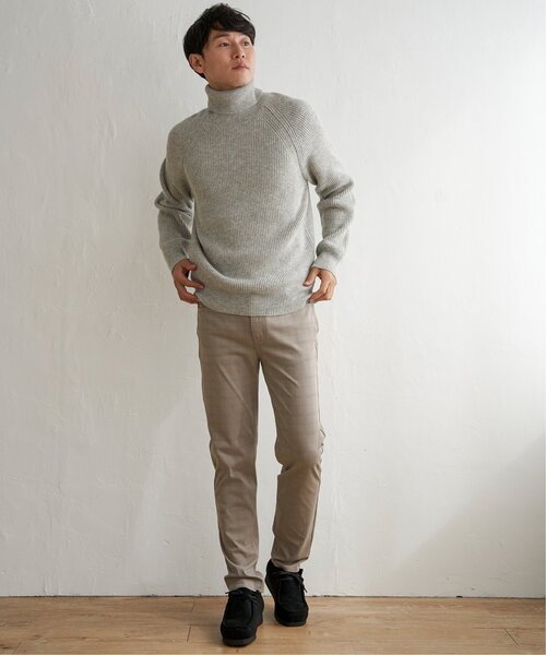ikka（イッカ）の「GOKU楽パンツ EASY STRETCH チェック5ポケット（その他パンツ・メンズ・ネイビー/グレー/ベージュ・S/M/L/XL）」の21枚目の写真
