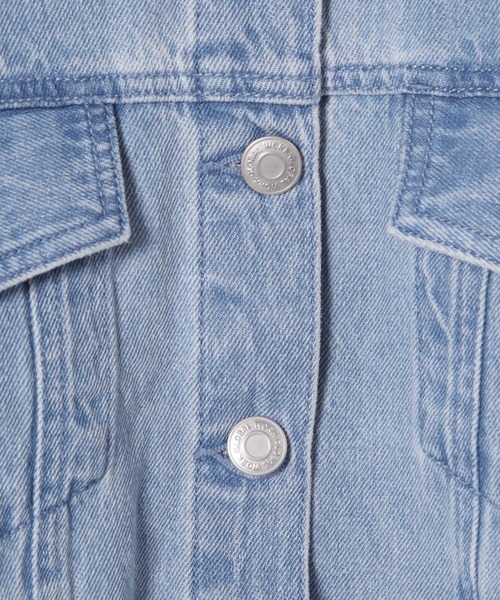 GLOBAL WORK（グローバルワーク）の「ショートデニムGジャン/995344（デニムジャケット・キッズ・ブラック/ライトブルー・130cm/140cm/150cm/160cm/170cm/120cm）」の13枚目の写真