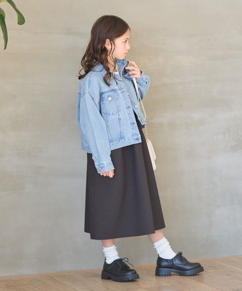 GLOBAL WORK（グローバルワーク）の「ショートデニムGジャン/995344（デニムジャケット・キッズ・ブラック/ライトブルー・130cm/140cm/150cm/160cm/170cm/120cm）」の20枚目の写真