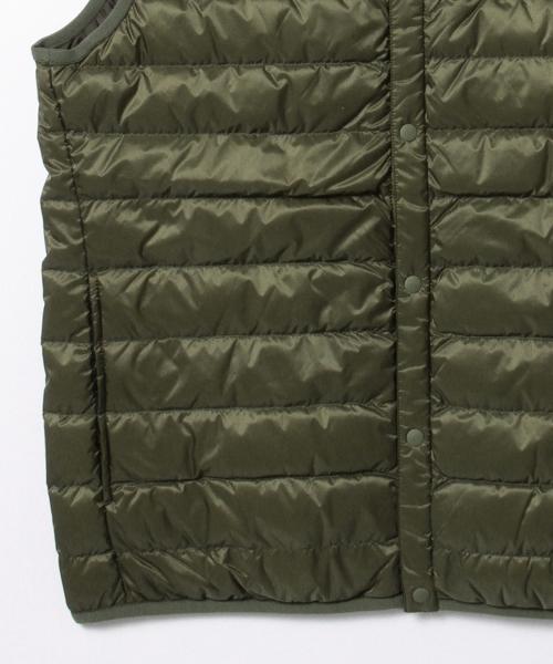 BEAMS（ビームス）の「Marmot×BEAMS / 別注 ダウンベスト（ダウンベスト・メンズ・ブラック/オリーブ/ネイビー・SMALL/LARGE/MEDIUM）」の16枚目の写真