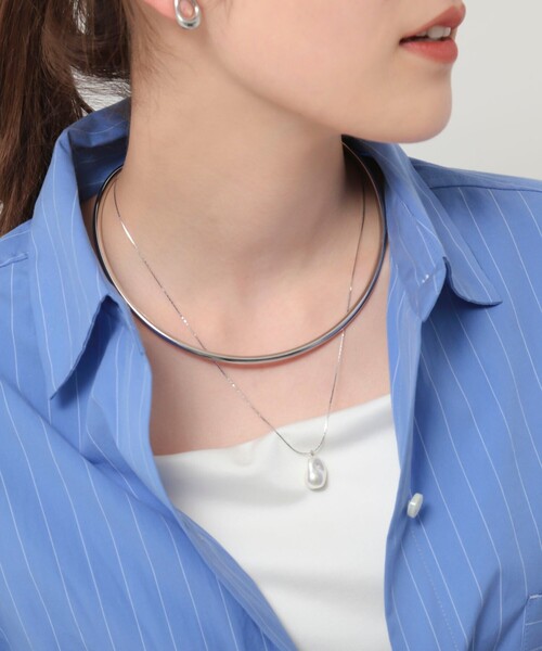 NOLLEY’S（ノーリーズ）の「チョーカー2wayネックレス（ネックレス・レディース・ゴールド/シルバー・FREE）」の2枚目の写真