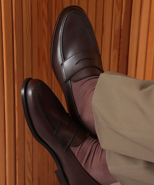 CROCKETT&JONES / BOSTON2 カーフ ローファー（ドレスシューズ