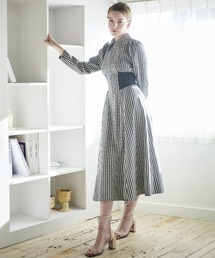 And Couture ウエストリブフロントジップワンピース　完売商品 AND COUTURE（アンドクチュール）の「ウエストリブフロント