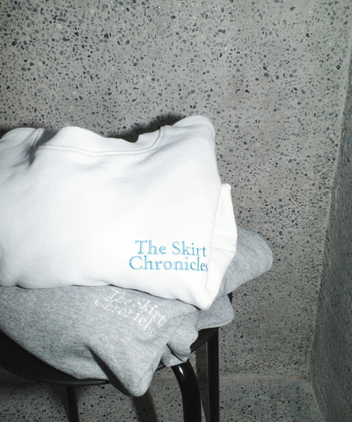 SLOBE IENA（スローブイエナ）の「【The Skirt Chronicles/スカート クロニクルズ】SLOBE別注スウェット（スウェット・レディース・ライトグレー/ホワイト・FREE）」の6枚目の写真