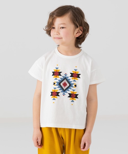 chil2（チルツー）の「綿100％ プリント 半袖Tシャツ（Tシャツ/カットソー・キッズ・O/K/L/M/N/F/I/J/B/C/D/E/A/G/H/P/Q/R・110cm/90cm/80ｃｍ/140cm/130cm/120cm/100cm）」の18枚目の写真