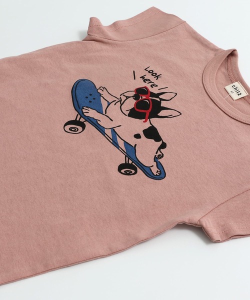 chil2（チルツー）の「綿100％ プリント 半袖Tシャツ（Tシャツ/カットソー・キッズ・O/K/L/M/N/F/I/J/B/C/D/E/A/G/H/P/Q/R・110cm/90cm/80ｃｍ/140cm/130cm/120cm/100cm）」の22枚目の写真