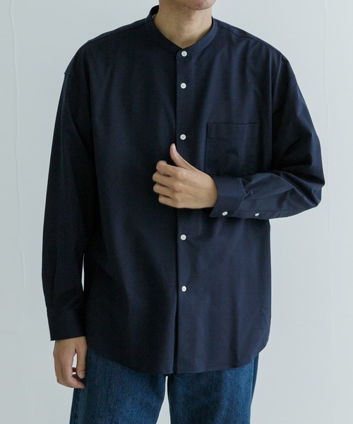 URBAN RESEARCH（アーバンリサーチ）の「ALBINI36G CUT OVER SHIRTS（シャツ/ブラウス・メンズ・ネイビー/ブラック/チャコールグレー・LARGE/MEDIUM）」の3枚目の写真