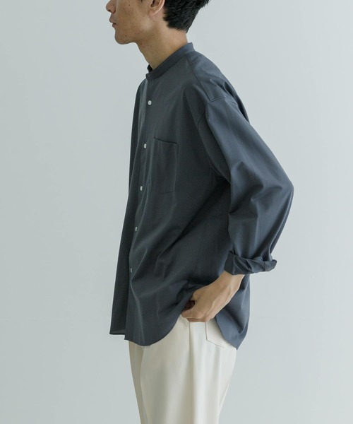 URBAN RESEARCH（アーバンリサーチ）の「ALBINI36G CUT OVER SHIRTS（シャツ/ブラウス・メンズ・ネイビー/ブラック/チャコールグレー・LARGE/MEDIUM）」の2枚目の写真