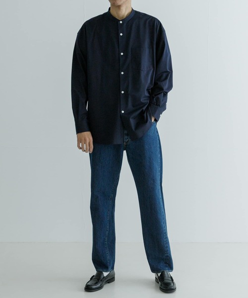 URBAN RESEARCH（アーバンリサーチ）の「ALBINI36G CUT OVER SHIRTS（シャツ/ブラウス・メンズ・ネイビー/ブラック/チャコールグレー・LARGE/MEDIUM）」の5枚目の写真