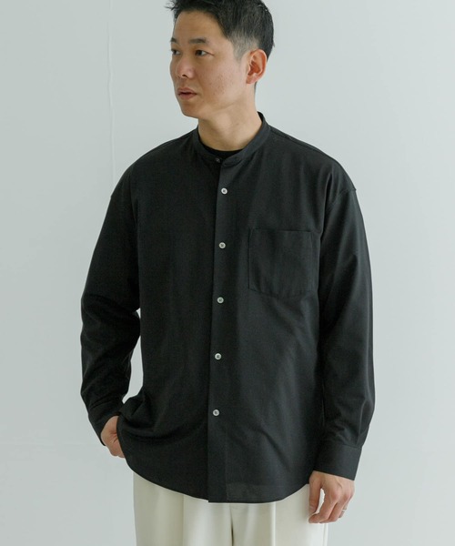 URBAN RESEARCH（アーバンリサーチ）の「ALBINI36G CUT OVER SHIRTS（シャツ/ブラウス・メンズ・ネイビー/ブラック/チャコールグレー・LARGE/MEDIUM）」の7枚目の写真