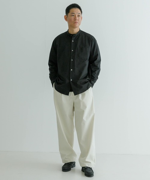 URBAN RESEARCH（アーバンリサーチ）の「ALBINI36G CUT OVER SHIRTS（シャツ/ブラウス・メンズ・ネイビー/ブラック/チャコールグレー・LARGE/MEDIUM）」の8枚目の写真