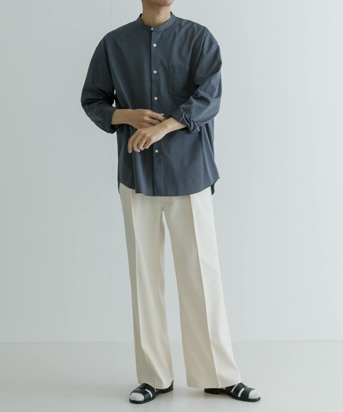 URBAN RESEARCH（アーバンリサーチ）の「ALBINI36G CUT OVER SHIRTS（シャツ/ブラウス・メンズ・ネイビー/ブラック/チャコールグレー・LARGE/MEDIUM）」の10枚目の写真