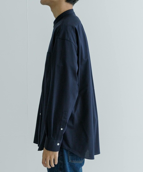 URBAN RESEARCH（アーバンリサーチ）の「ALBINI36G CUT OVER SHIRTS（シャツ/ブラウス・メンズ・ネイビー/ブラック/チャコールグレー・LARGE/MEDIUM）」の13枚目の写真