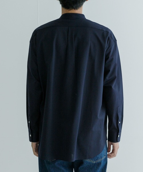 URBAN RESEARCH（アーバンリサーチ）の「ALBINI36G CUT OVER SHIRTS（シャツ/ブラウス・メンズ・ネイビー/ブラック/チャコールグレー・LARGE/MEDIUM）」の14枚目の写真